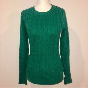 Charter Club Emerald Green Pull Over Sweater